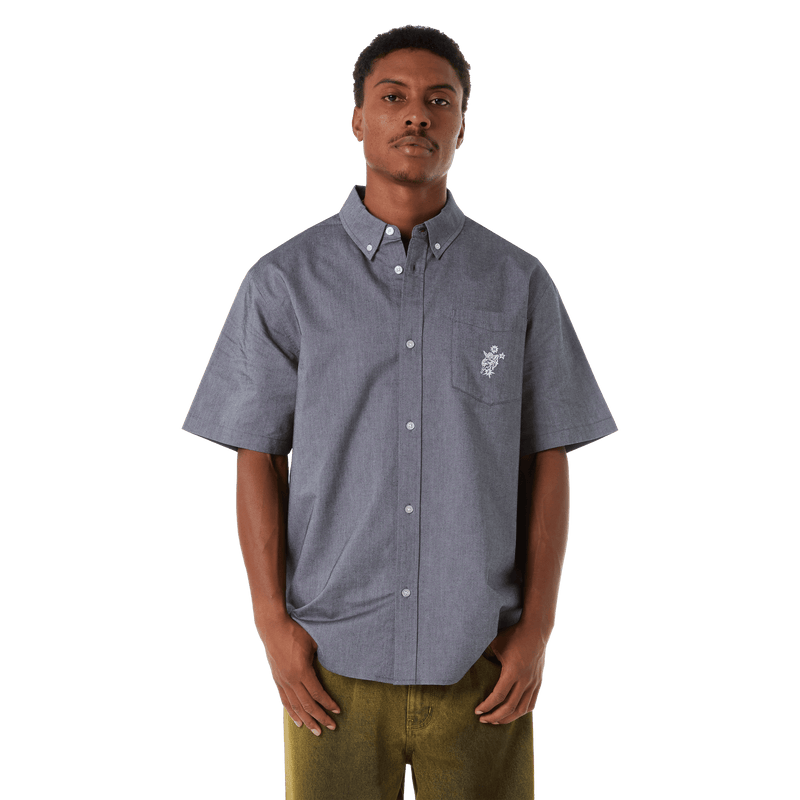 Huf Icarus Oxford Shirt Black