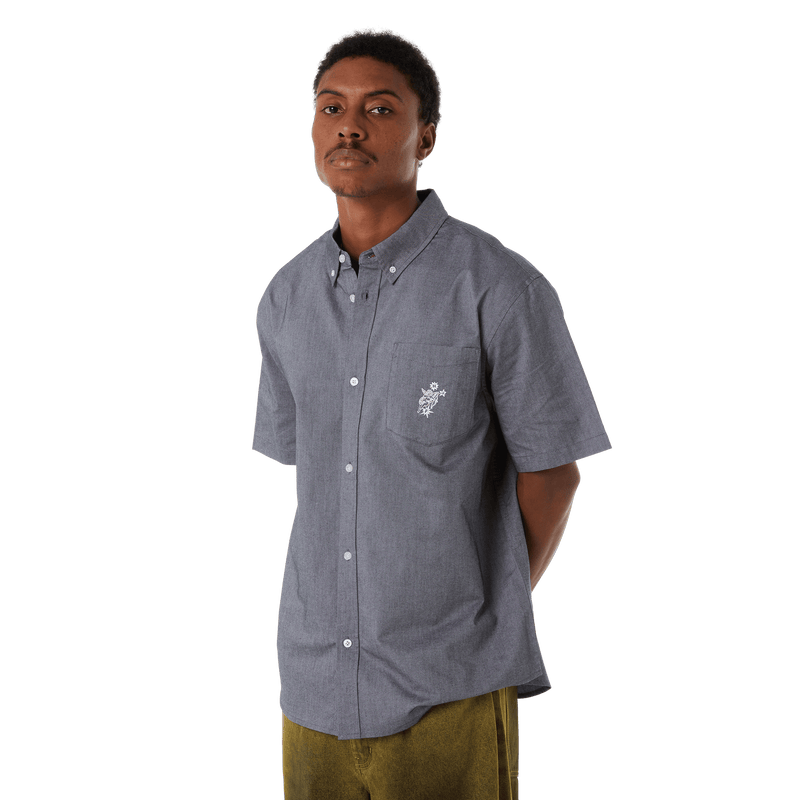 Huf Icarus Oxford Shirt Black