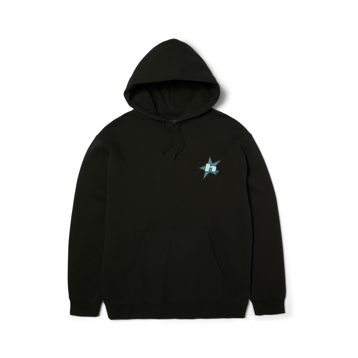 Huf Ice Star Pullover Hoodie Black