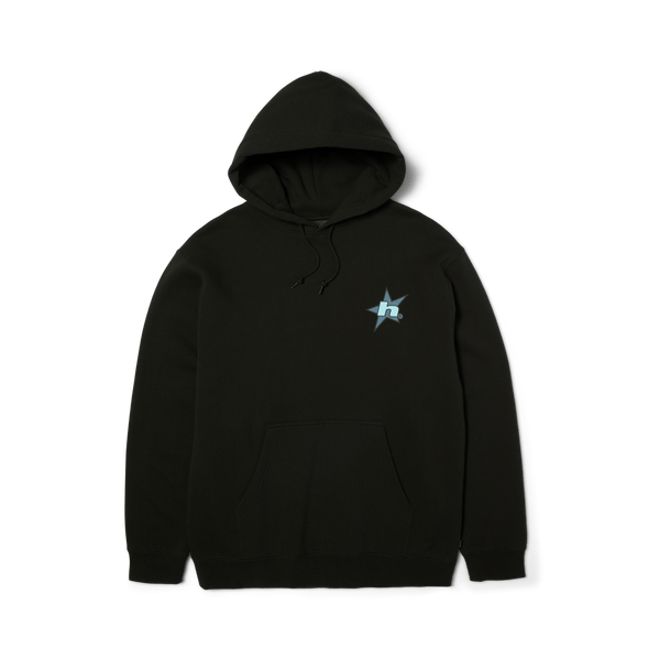 Huf Ice Star Pullover Hoodie Black