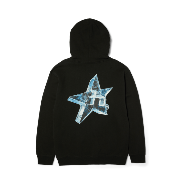 Huf Ice Star Pullover Hoodie Black