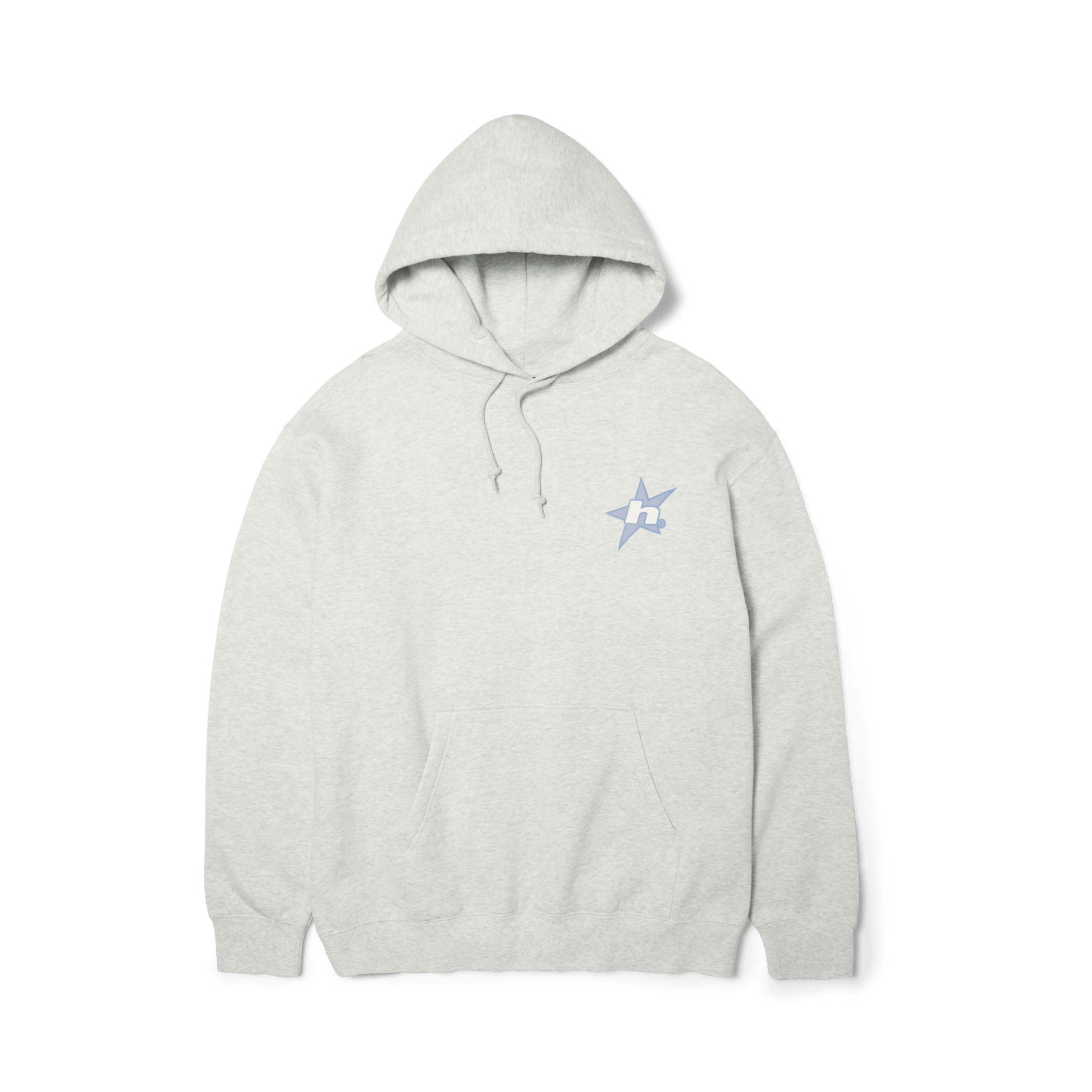 Huf Ice Star Pullover Hoodie Heather Grey