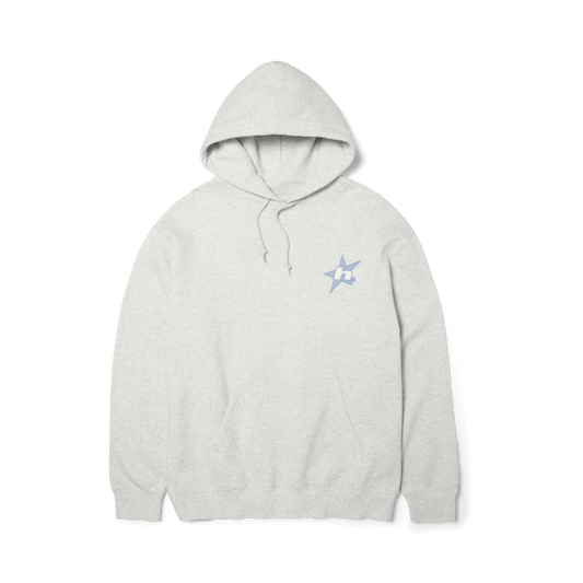 Huf Ice Star Pullover Hoodie Heather Grey