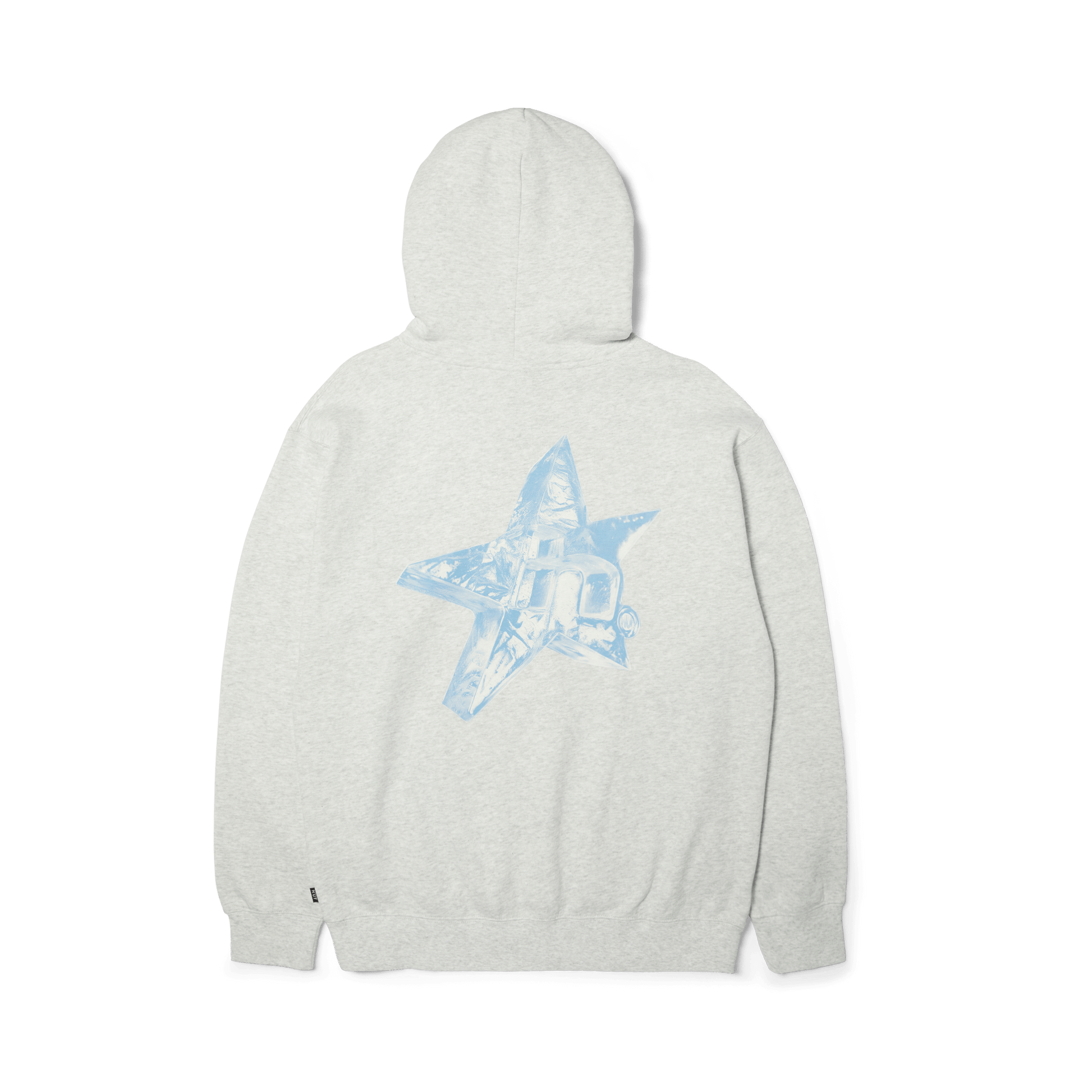 Huf Ice Star Pullover Hoodie Heather Grey