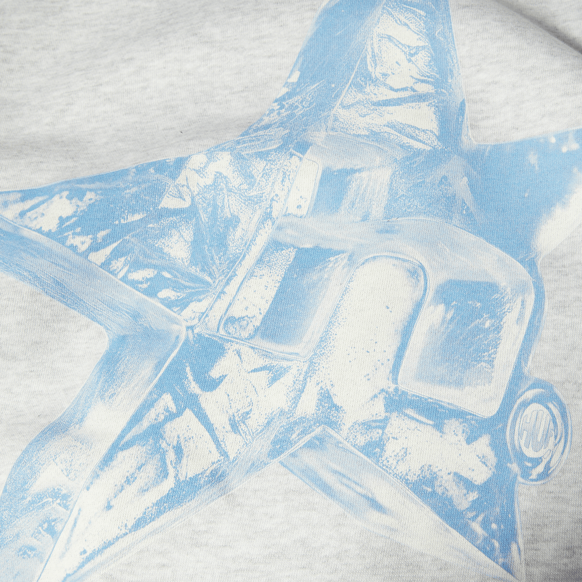 Huf Ice Star Pullover Hoodie Heather Grey