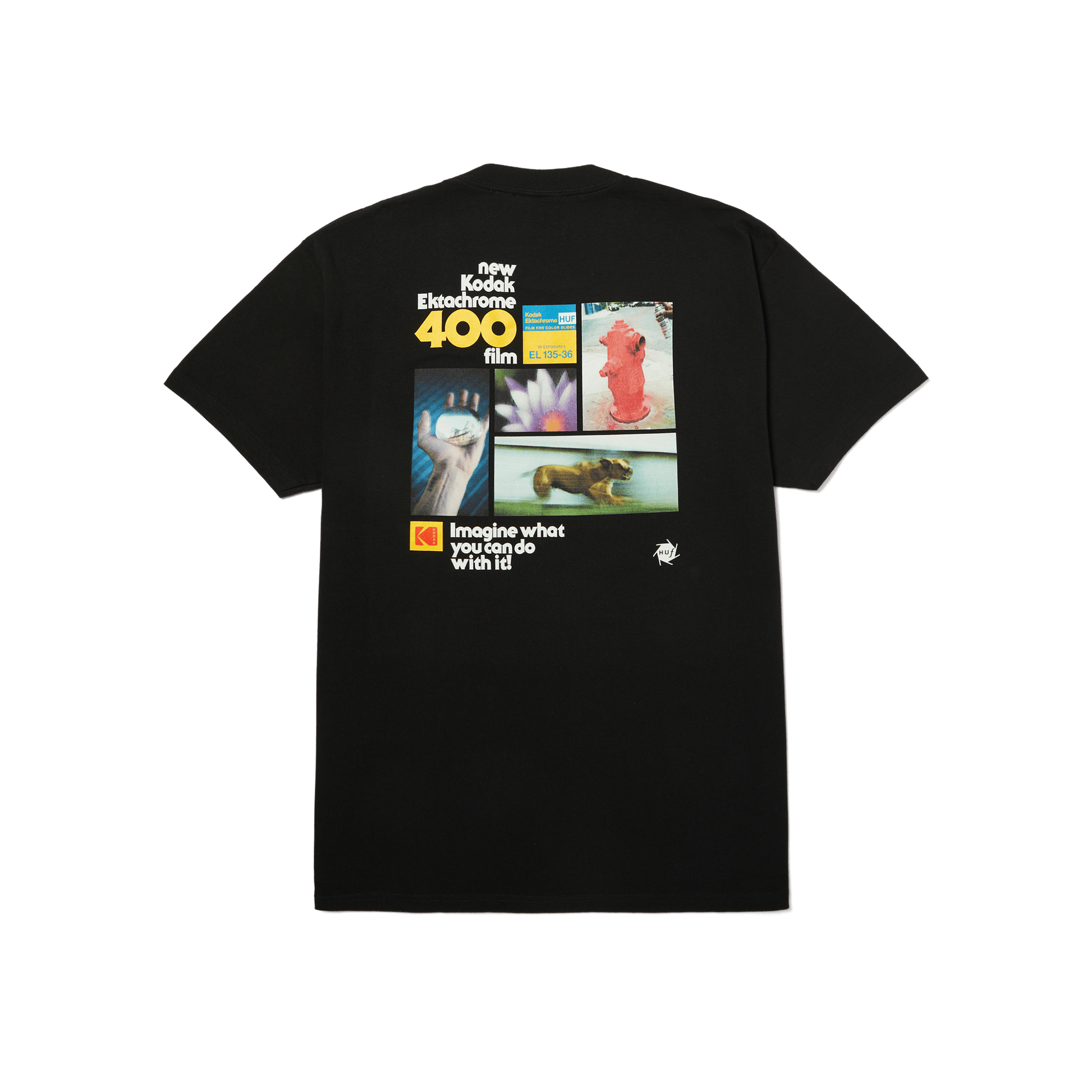 Huf x Kodak Imagine What T-Shirt Black