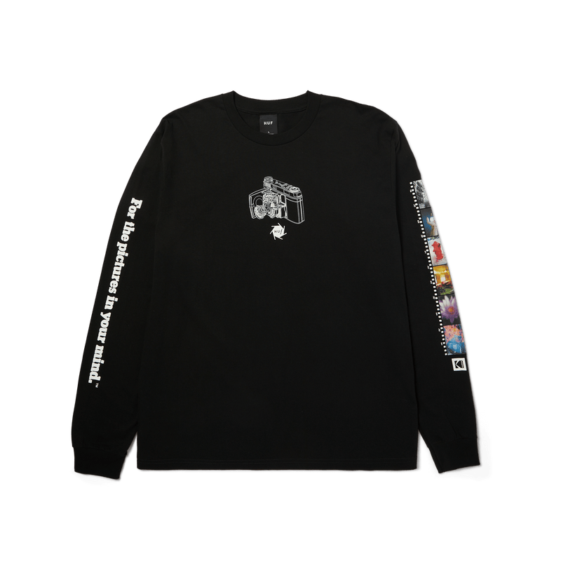 Huf x Kodak Inner Vision Long Sleeve T-Shirt Black