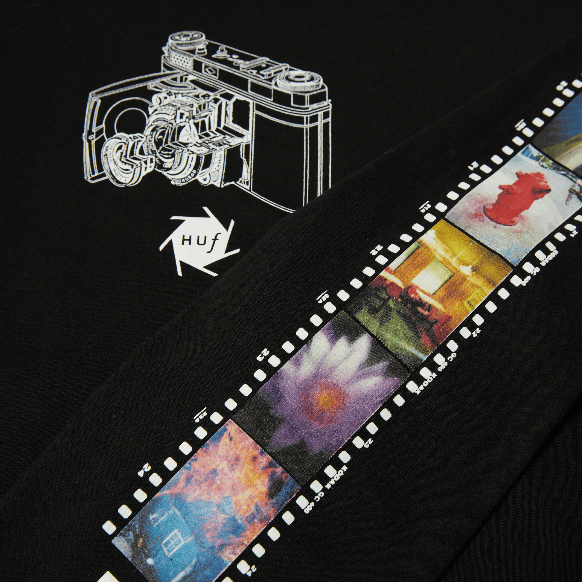 Huf x Kodak Inner Vision Long Sleeve T-Shirt Black