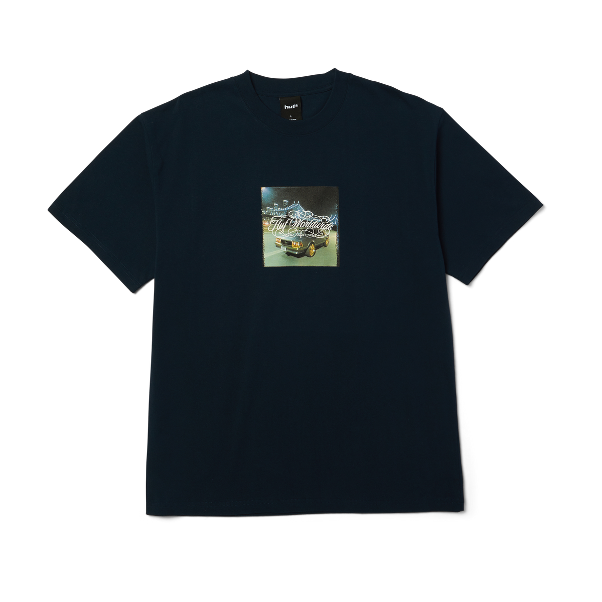 HUF International Luxury T-Shirt Navy