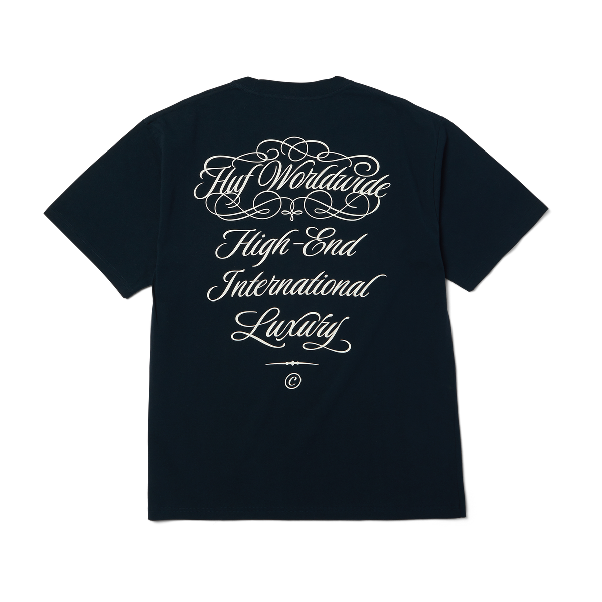 HUF International Luxury T-Shirt Navy
