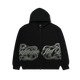 HUF International Luxury Full-Zip Hoodie Black