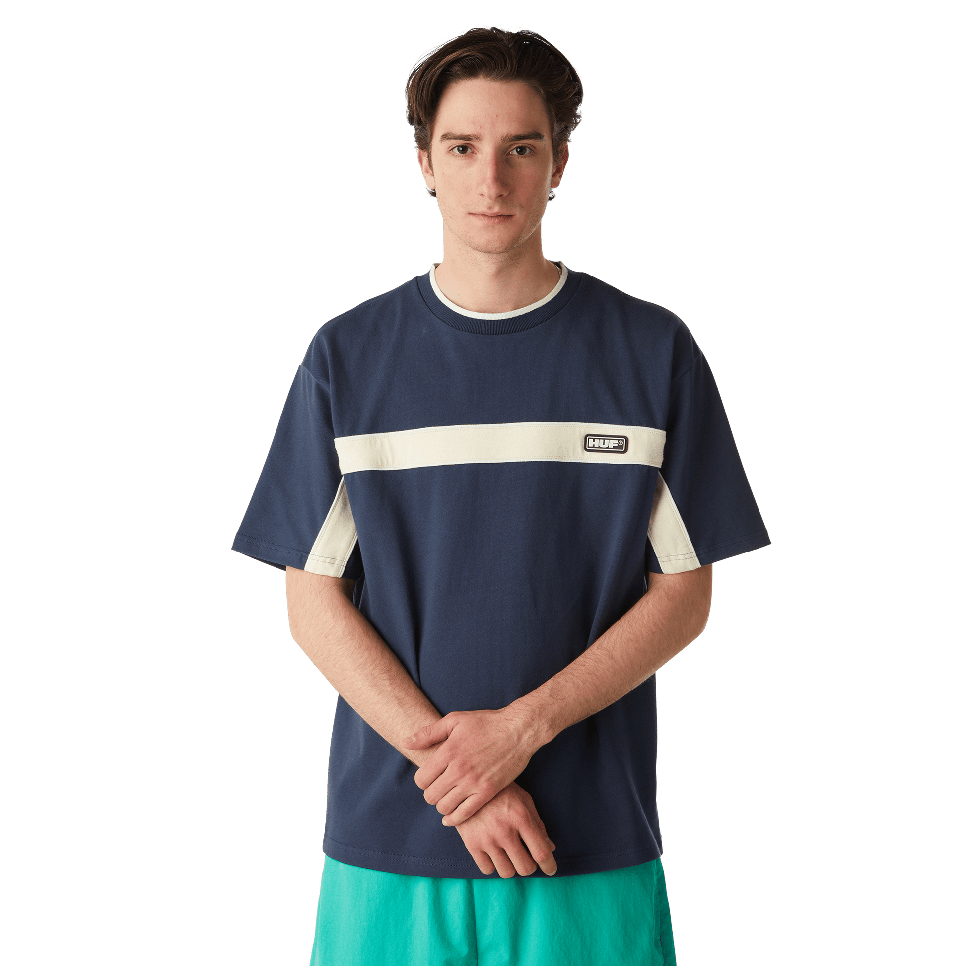 Huf Interstate Knit Boxy Top Defender Blue
