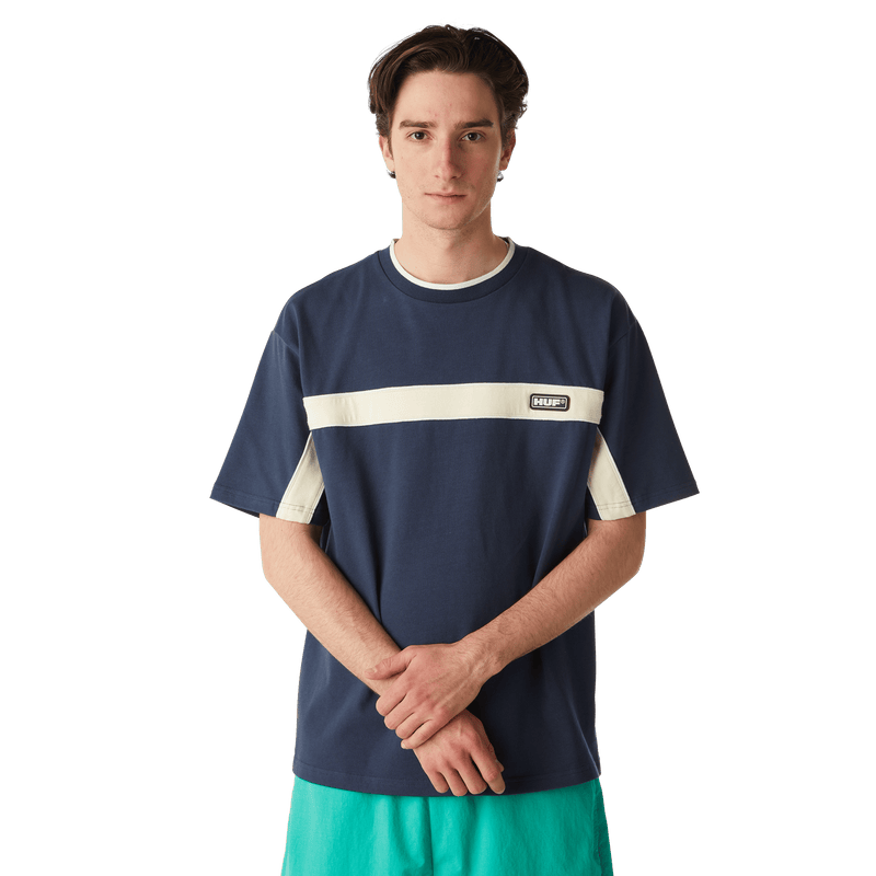 Huf Interstate Knit Boxy Top Defender Blue
