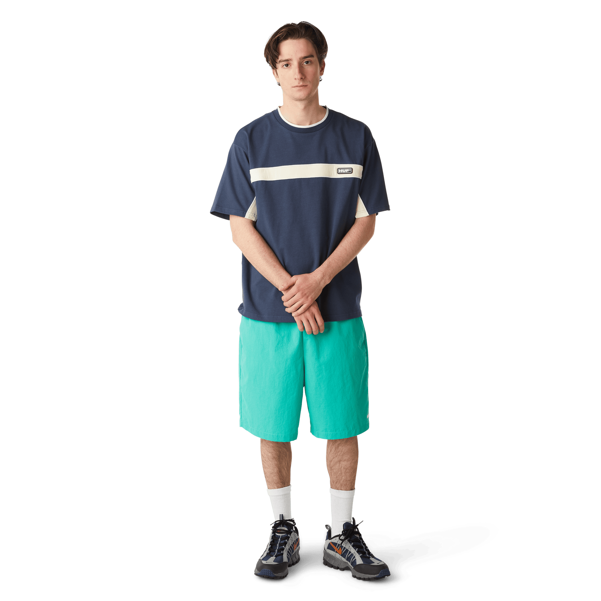 Huf Interstate Knit Boxy Top Defender Blue