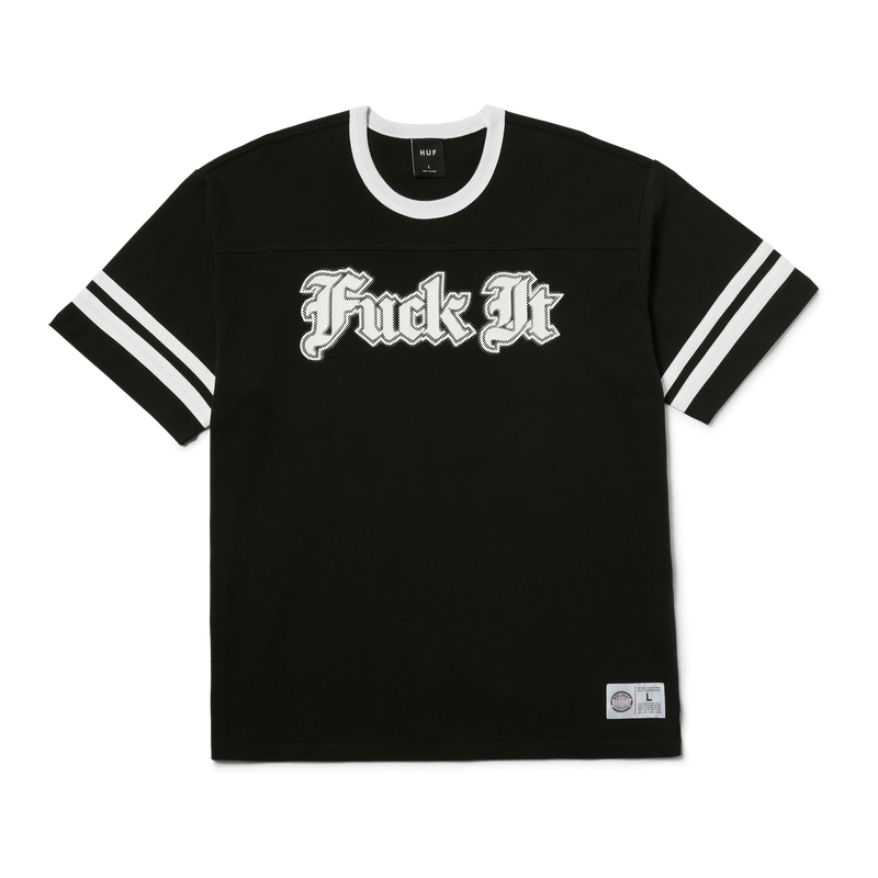 Huf Ives Football Shirt Black