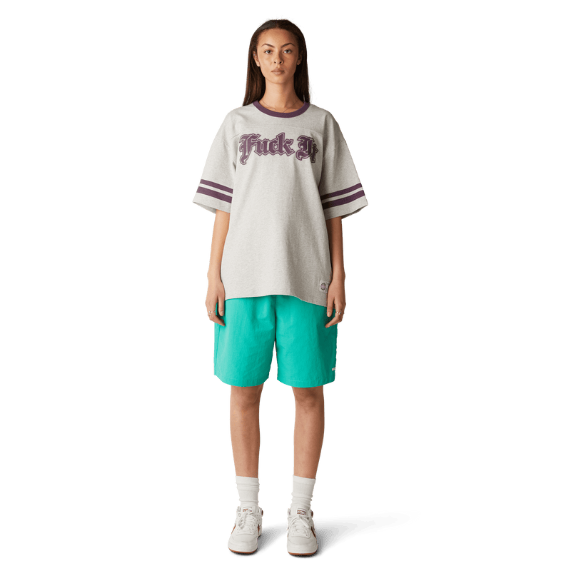 Huf Ives Football Shirt Heather Grey