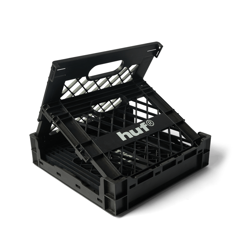 Huf x J Dilla Collapsible Record Crate Black