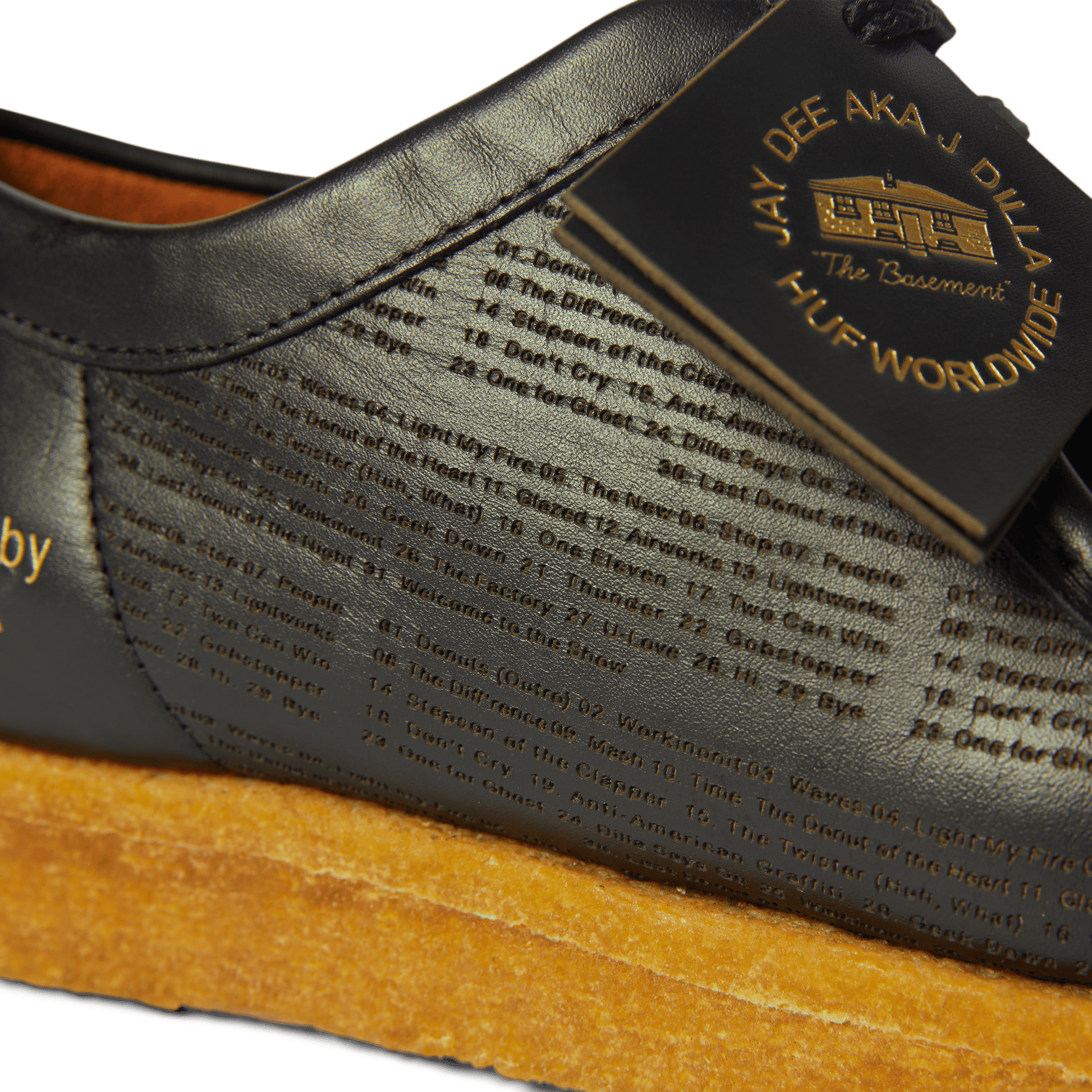 Huf x J Dilla P204 Padmore Barnes Black Leather