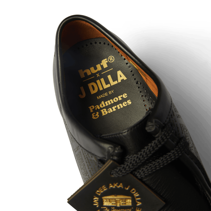 Huf x J Dilla P204 Padmore Barnes Black Leather