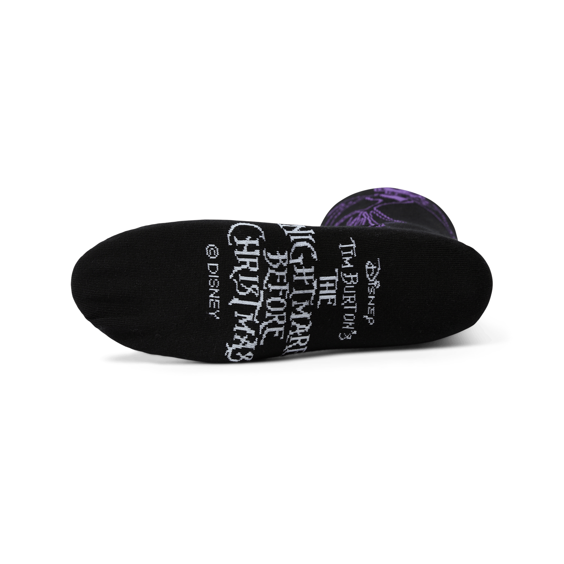 Huf Jack Skellington Crew Sock Black