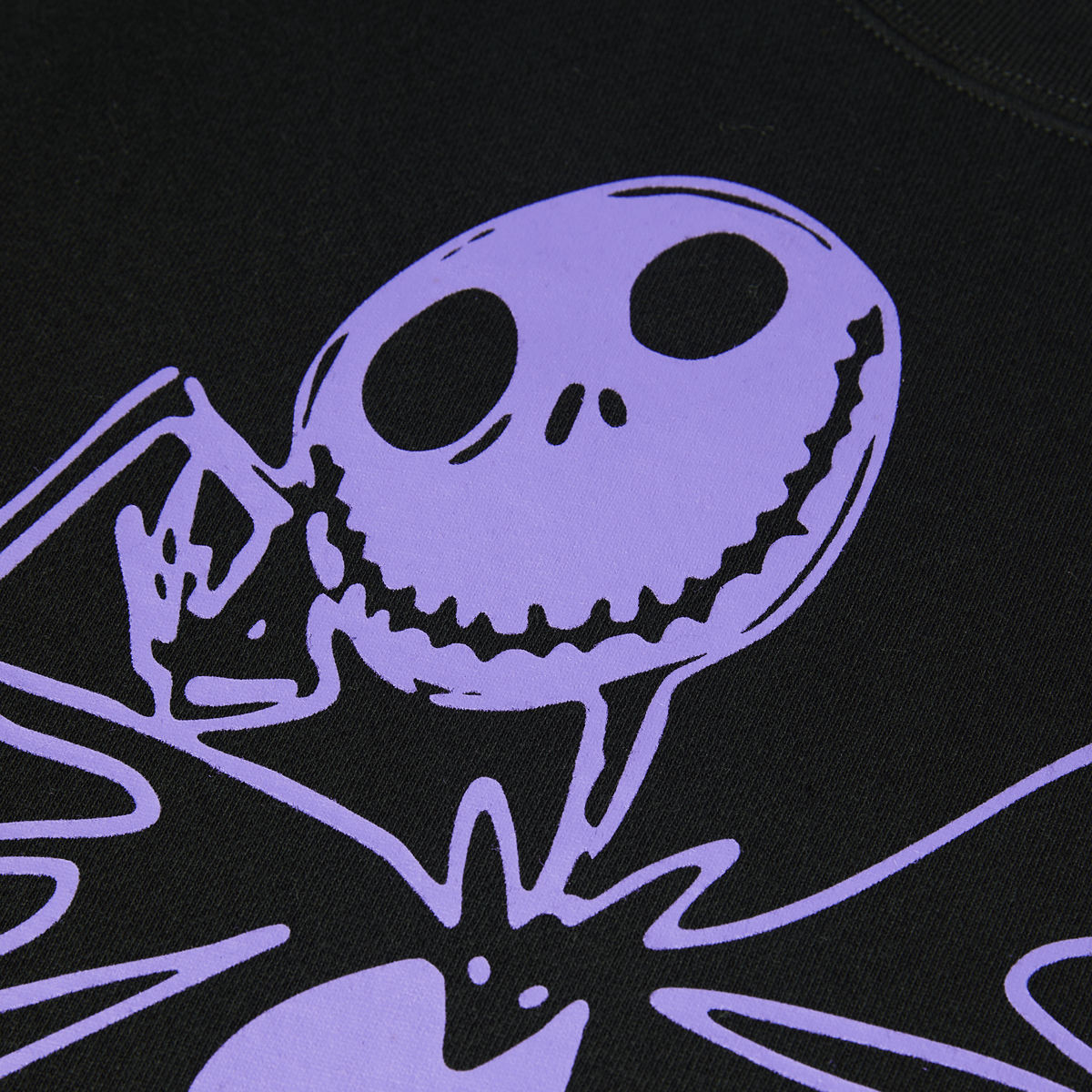 Huf Jack Skellington Crewneck Sweatshirt Black