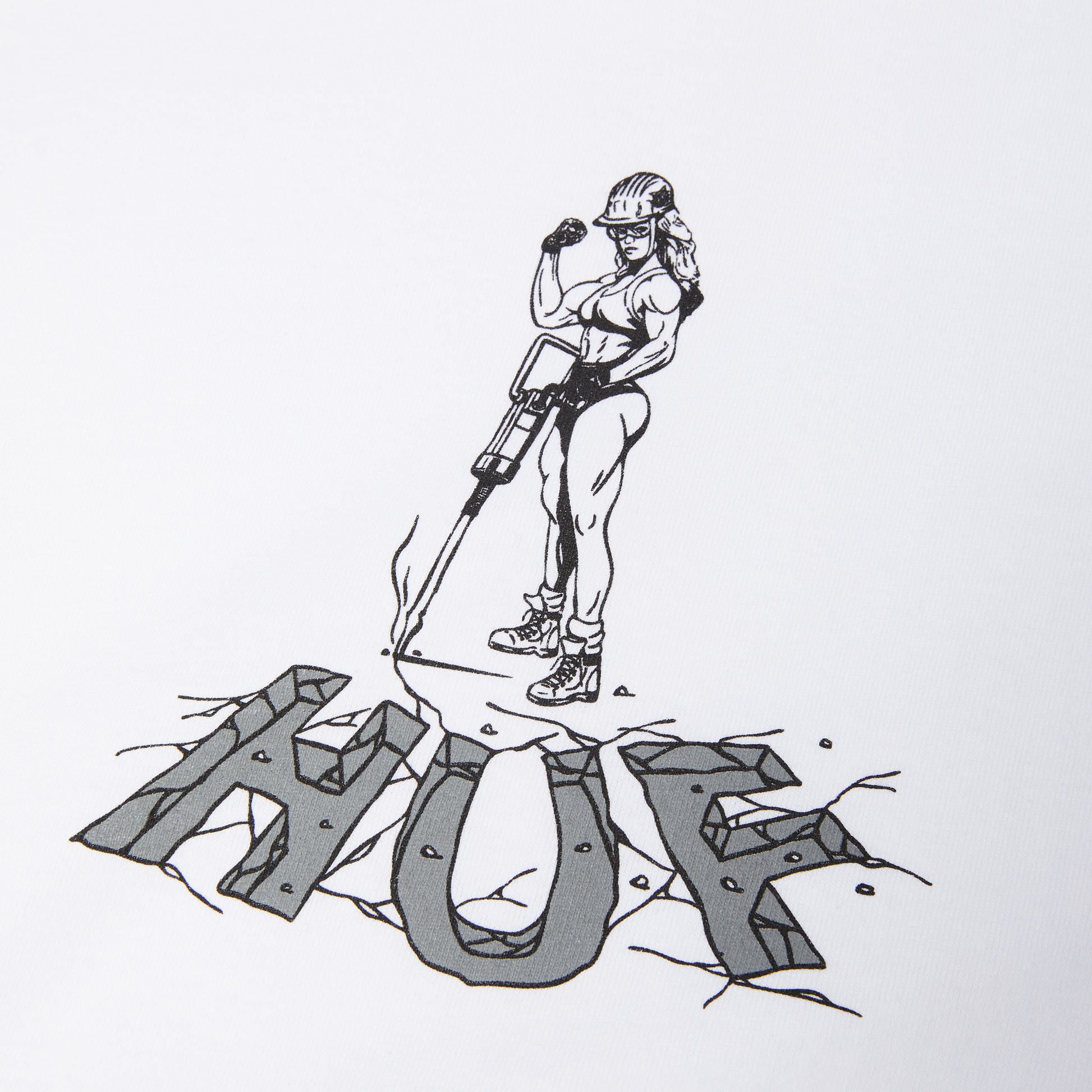 Huf Jacked T-Shirt White