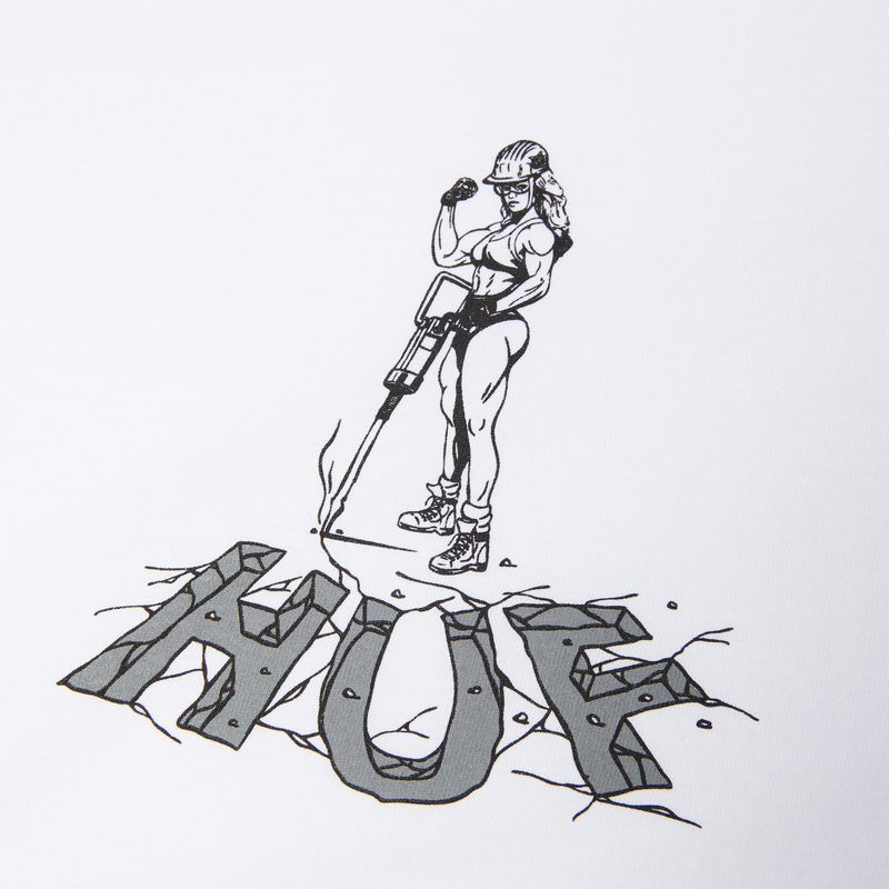Huf Jacked T-Shirt White