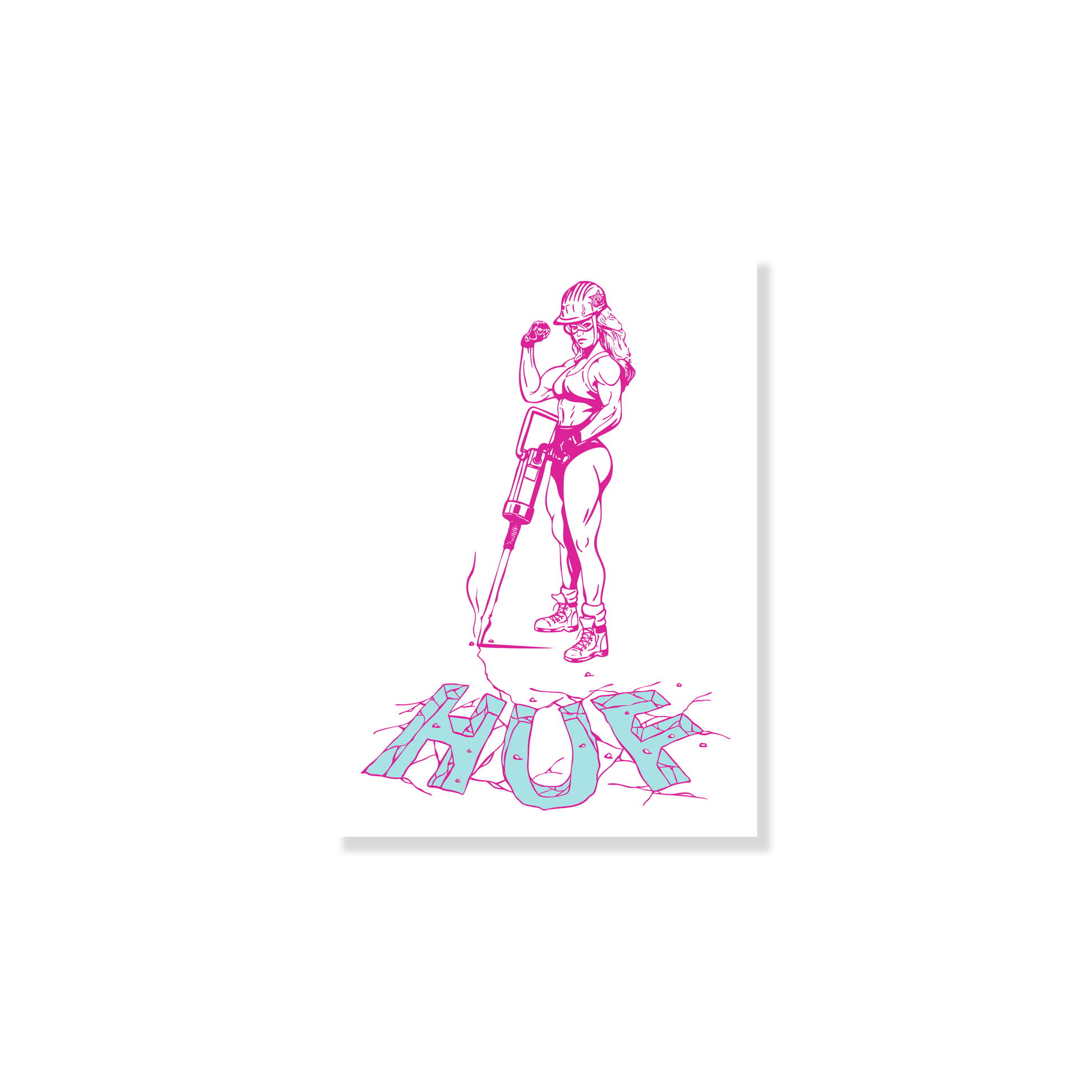 Huf Jacked Sticker Multi
