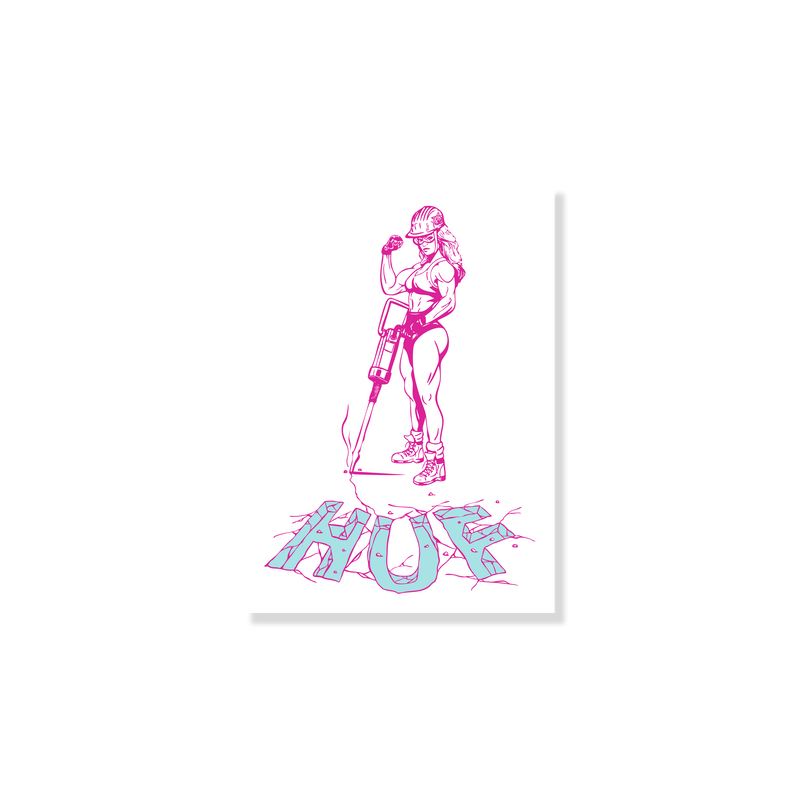 Huf Jacked Sticker Multi