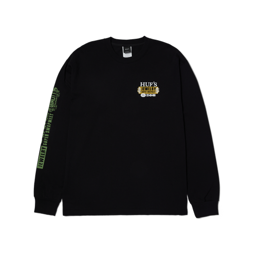 Huf Jewelry Long Sleeve T-Shirt Black