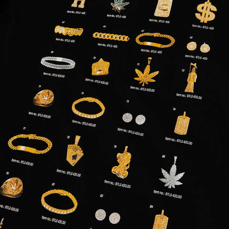 Huf Jewelry Long Sleeve T-Shirt Black