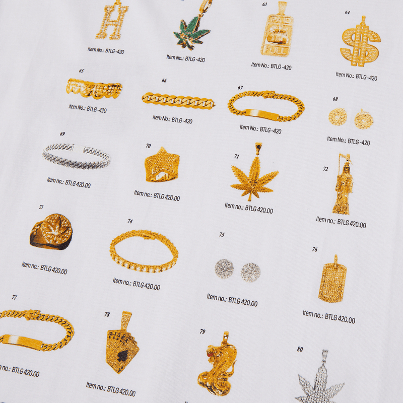 Huf Jewelry Long Sleeve T-Shirt White