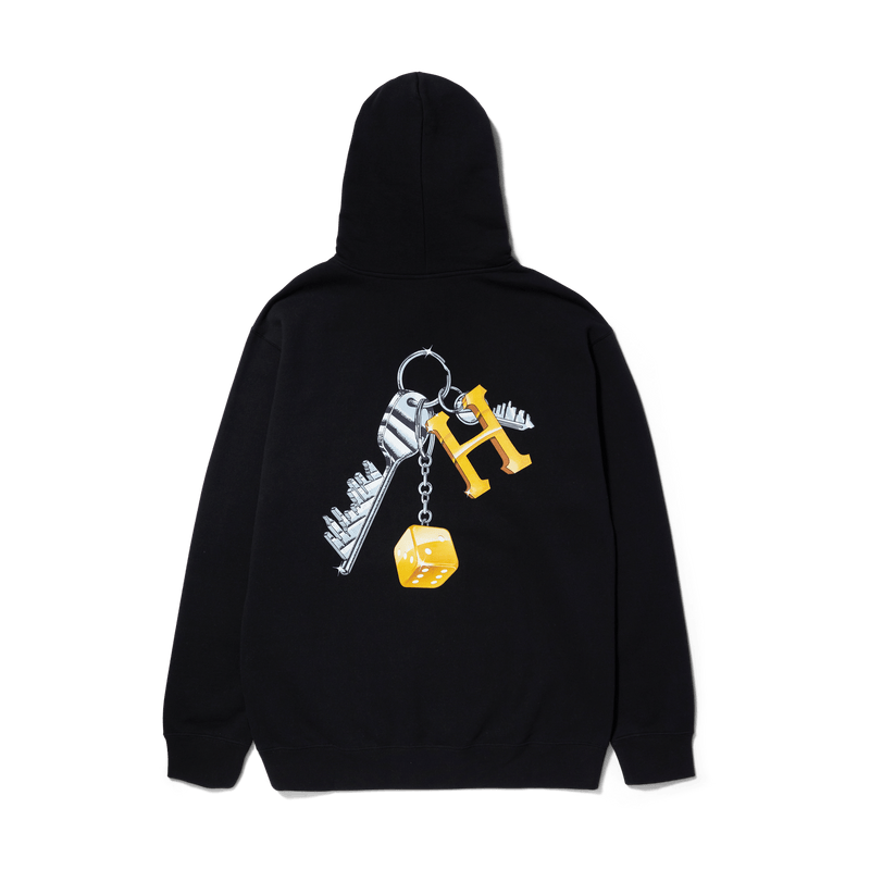 Huf Keys To The City Pullover Hoodie Black