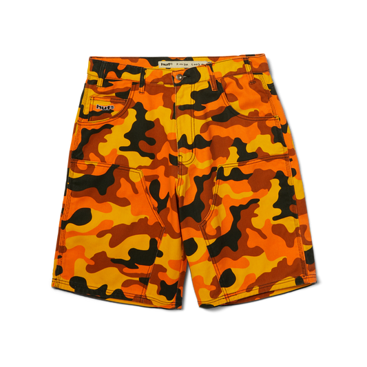 Huf Kinda Loose Double Knee Camo Short Lava