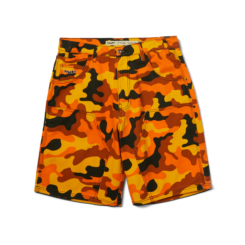 Huf Kinda Loose Double Knee Camo Short Lava