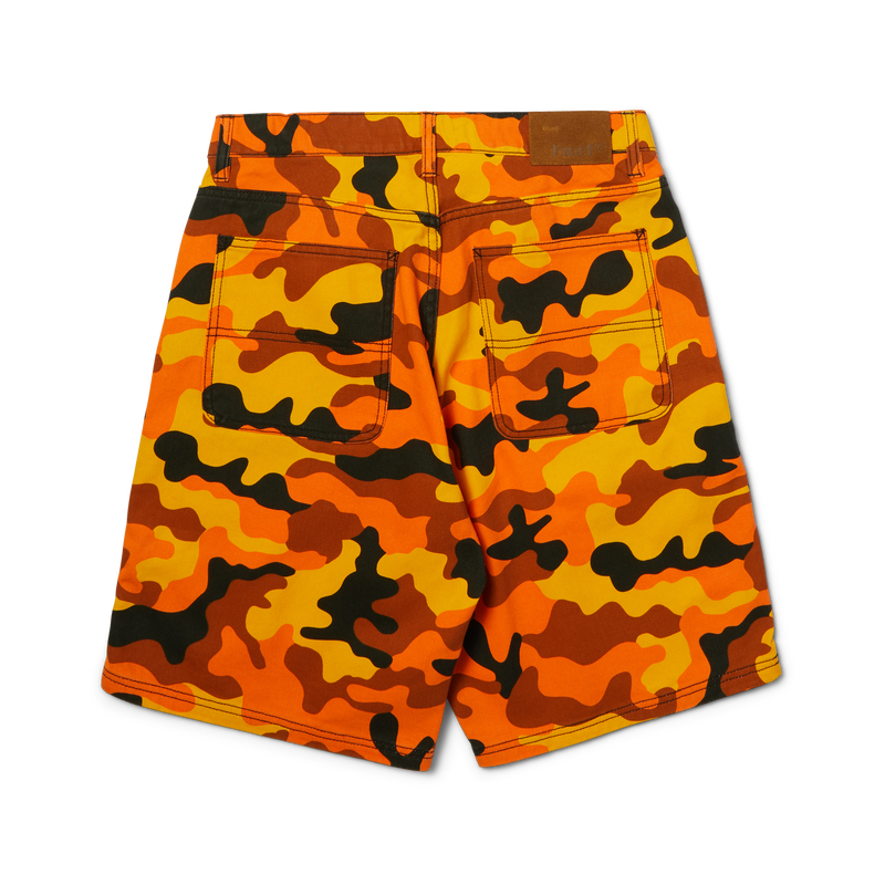Huf Kinda Loose Double Knee Camo Short Lava