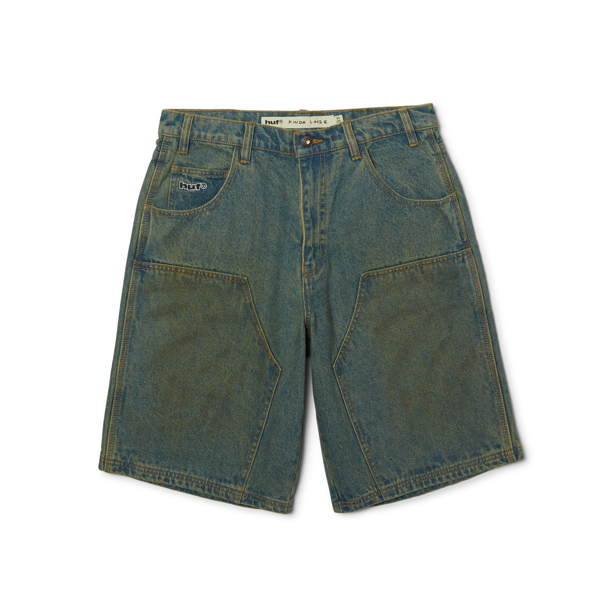 Huf Kinda Loose Double Knee Short Dirty Wash