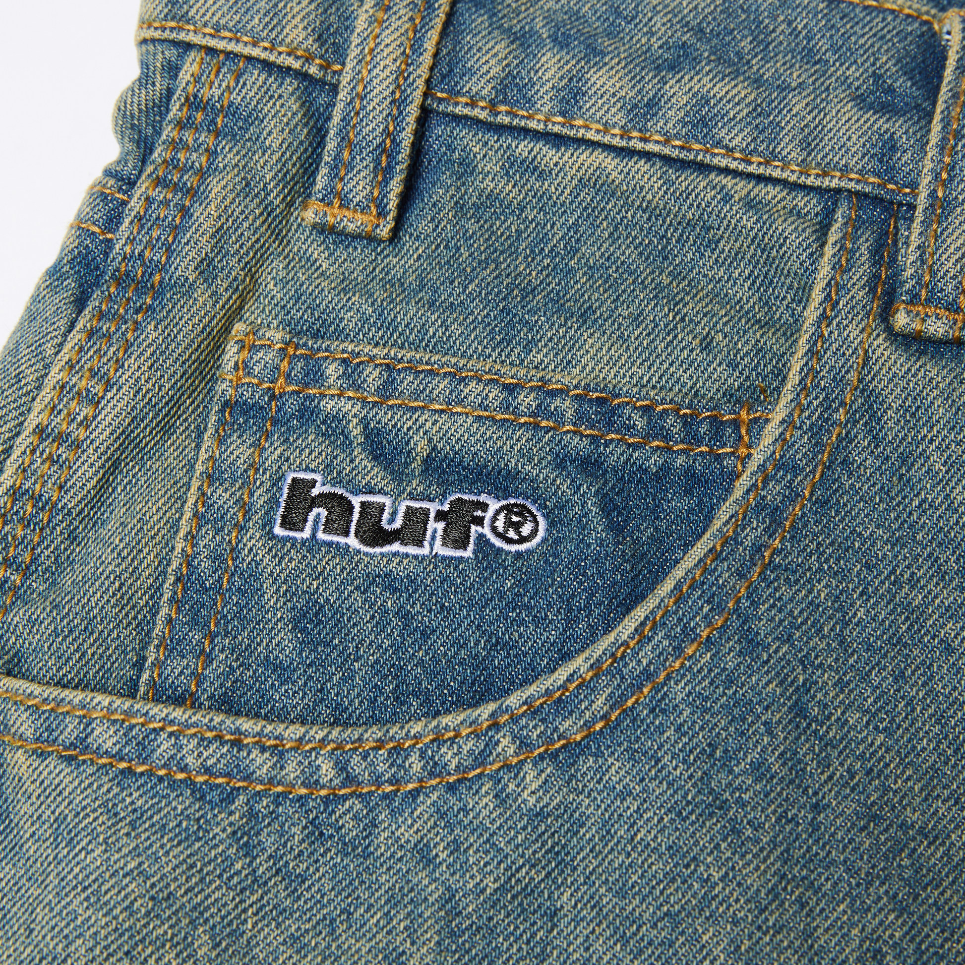 Huf Kinda Loose Double Knee Short Dirty Wash