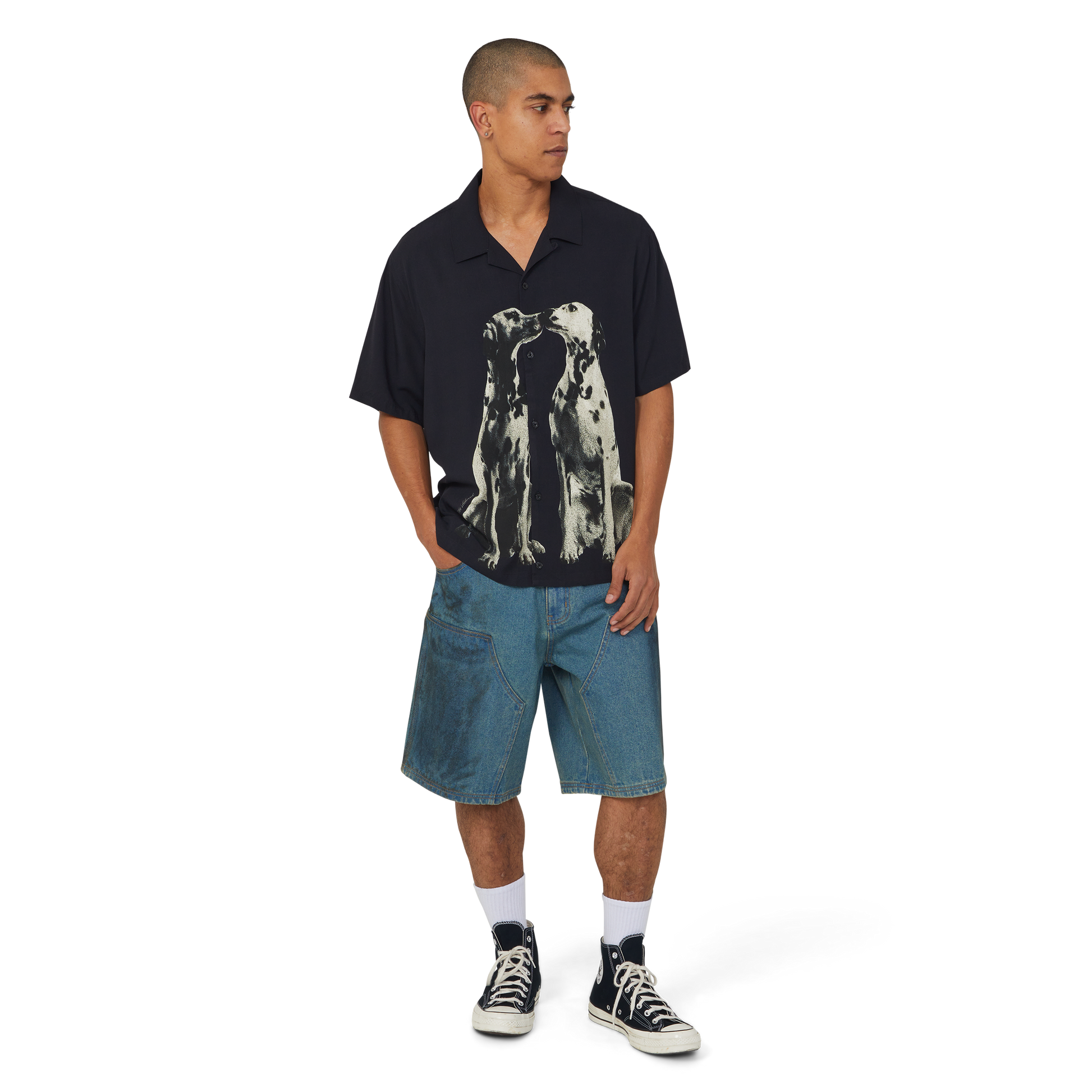 Huf Kinda Loose Double Knee Short Dirty Wash