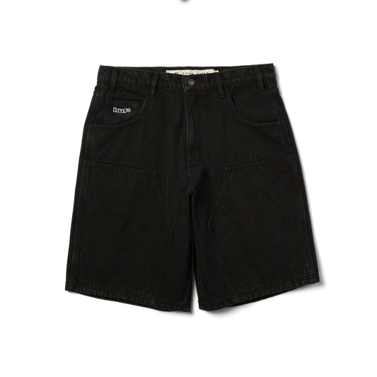 Huf Kinda Loose Double Knee Short Faded Black