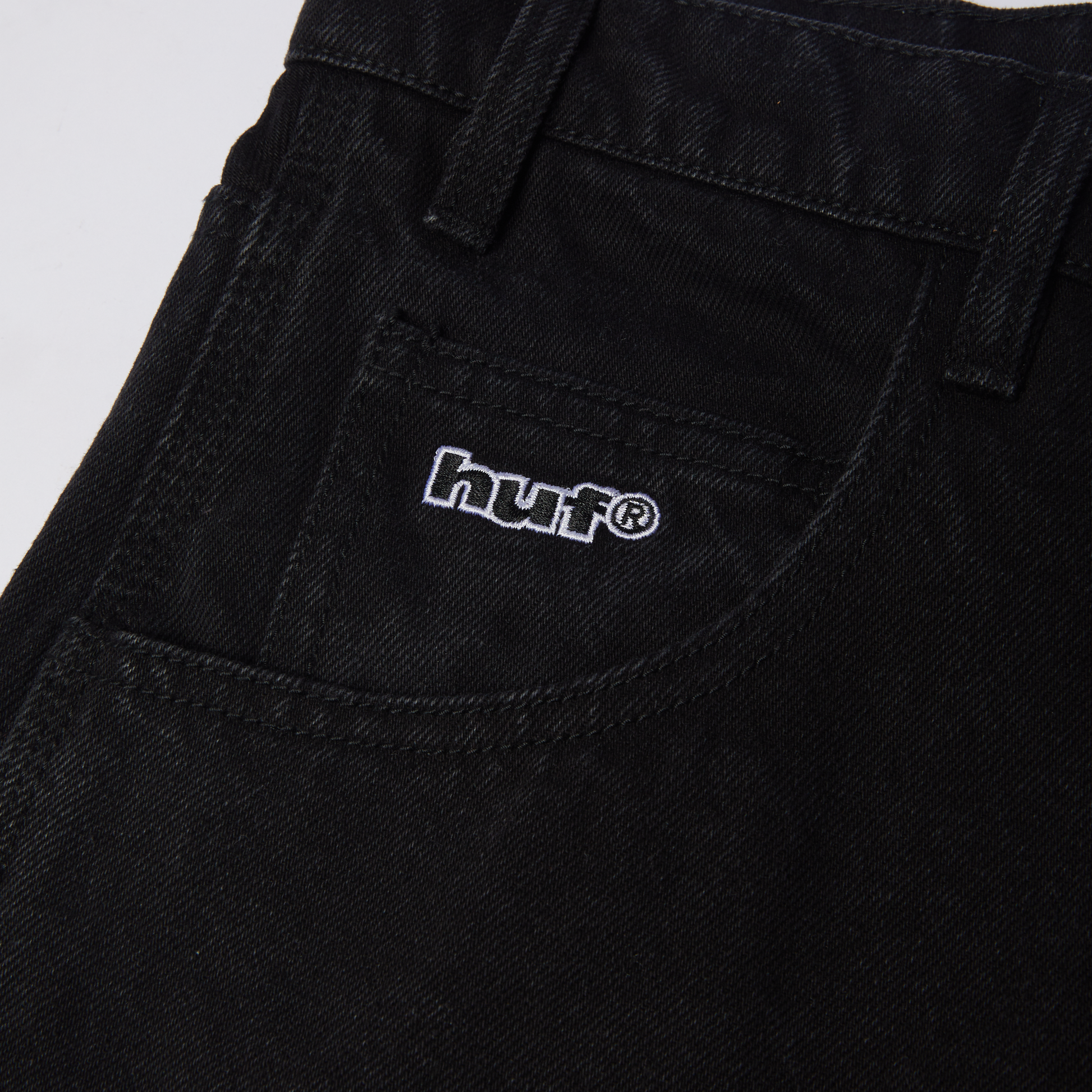 Huf Kinda Loose Double Knee Short Faded Black