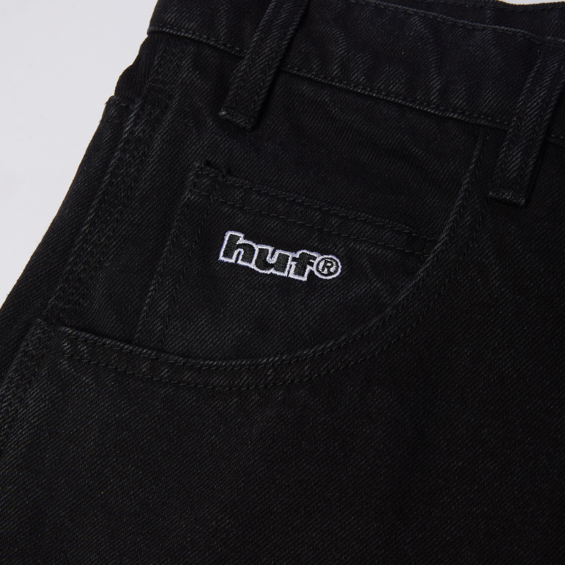 Huf Kinda Loose Double Knee Short Faded Black