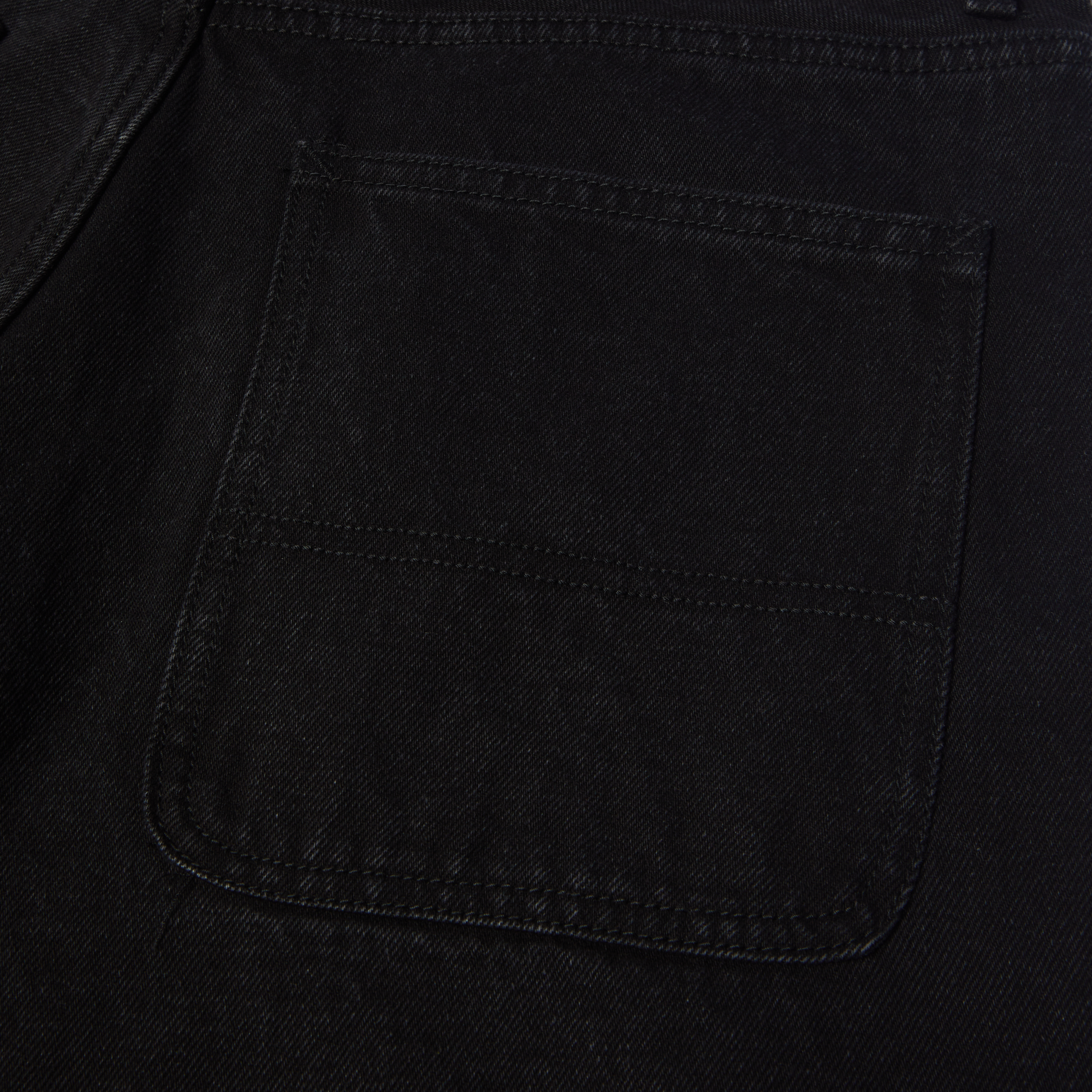 Huf Kinda Loose Double Knee Short Faded Black