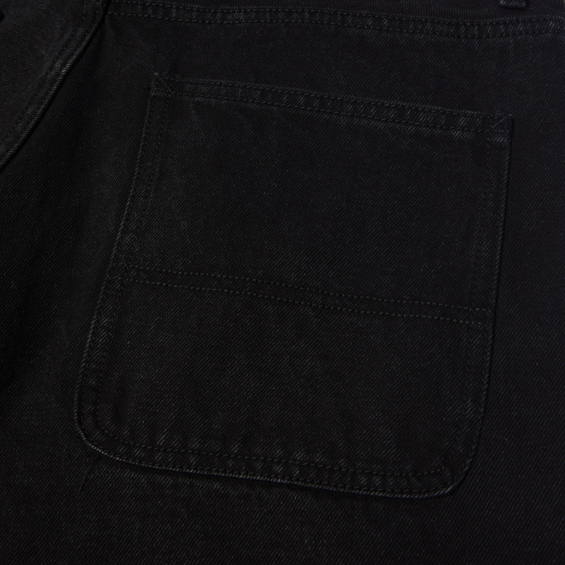 Huf Kinda Loose Double Knee Short Faded Black