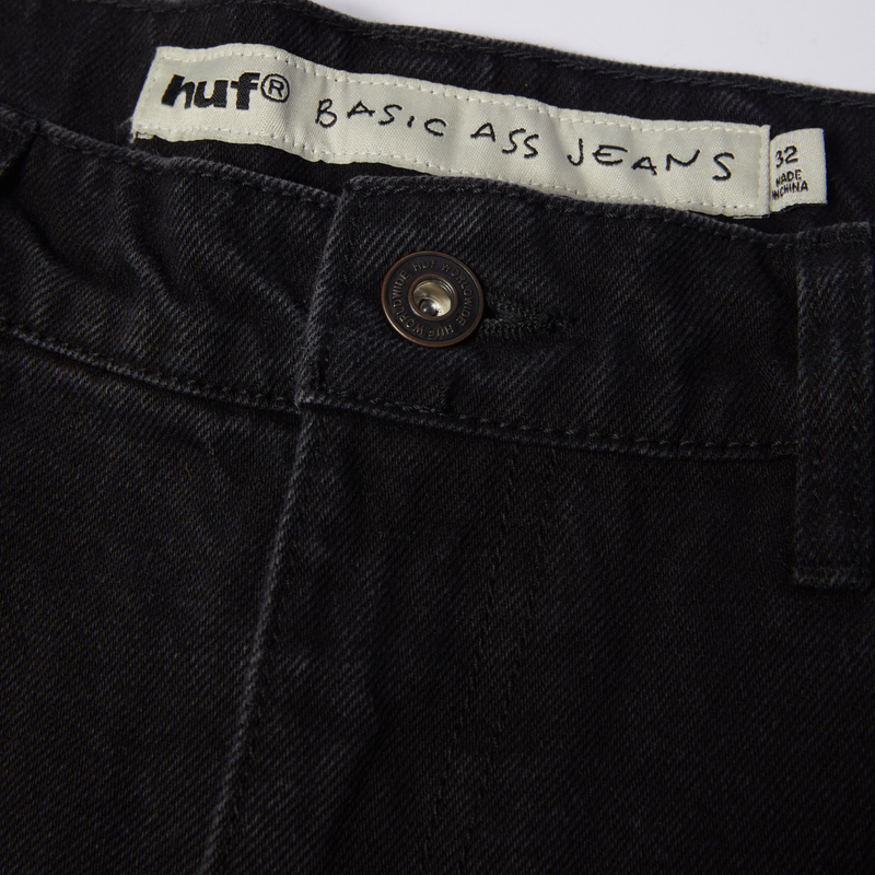 Huf Kinda Loose Double Knee Short Faded Black