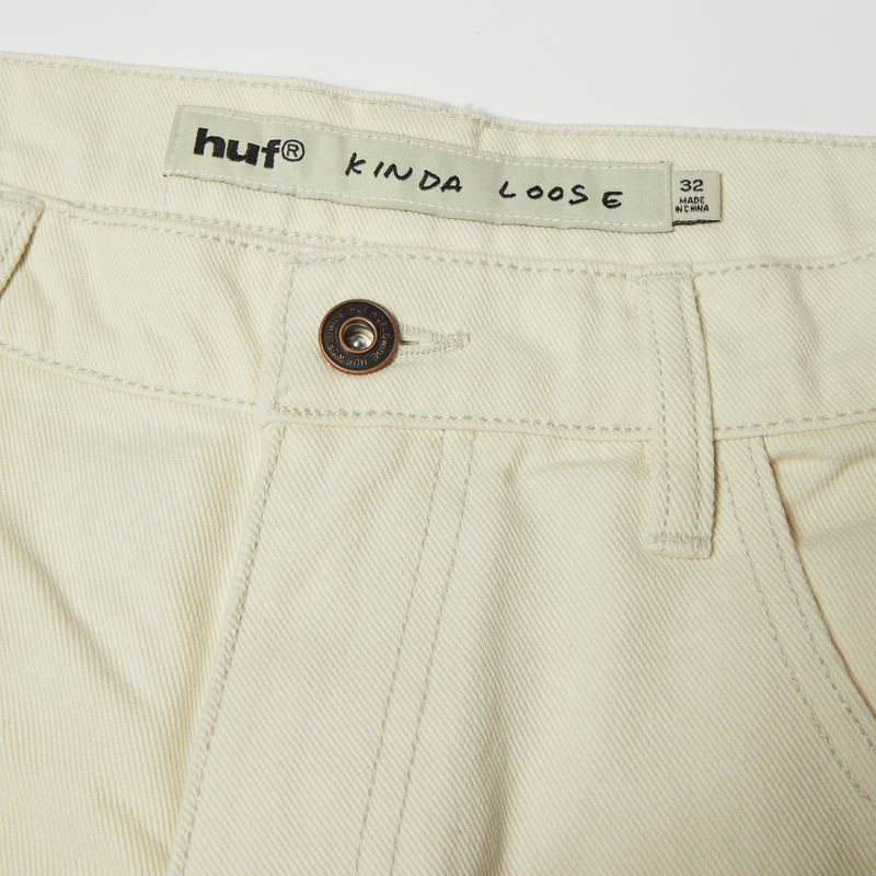 Huf Kinda Loose Double Knee Short Natural