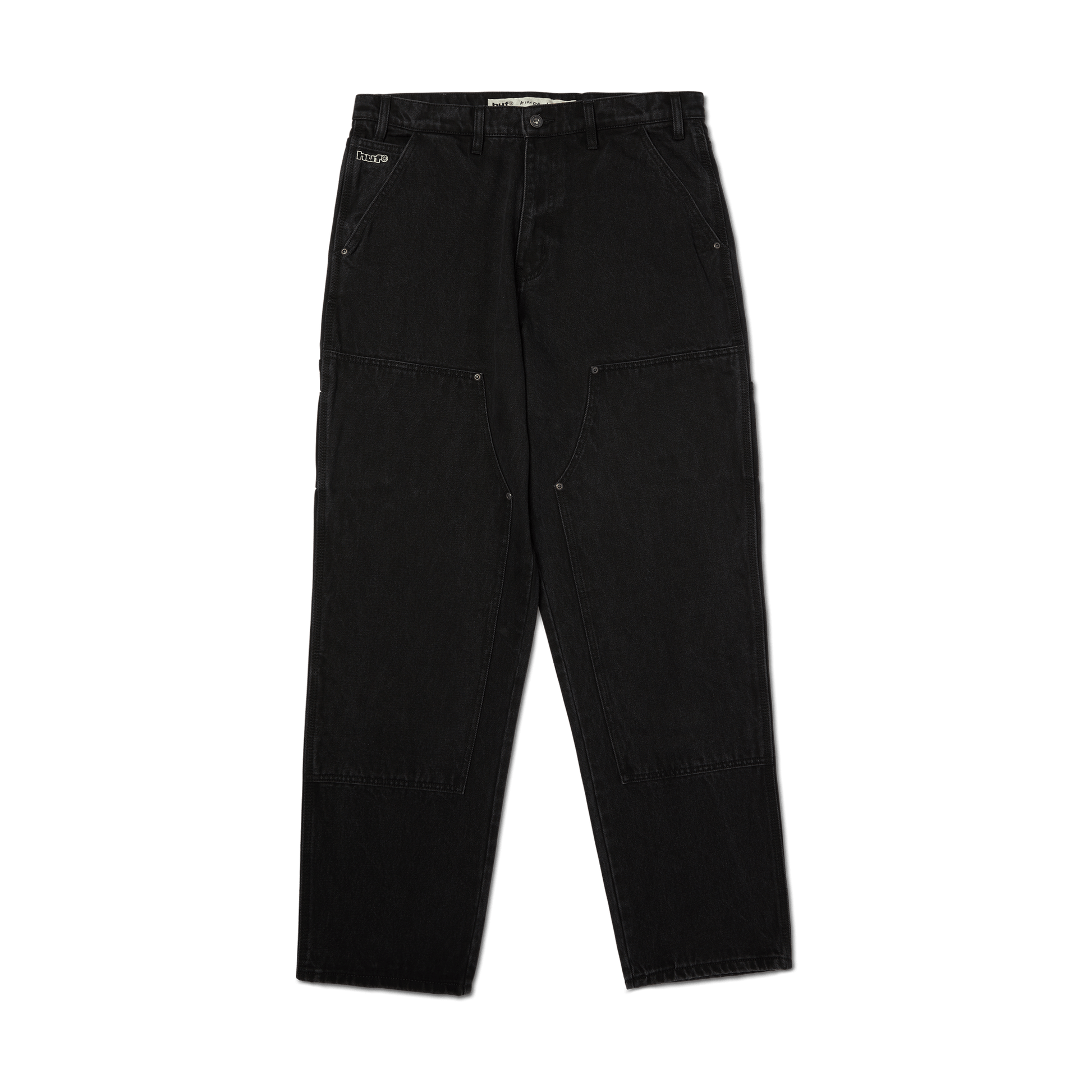 Huf Kinda Loose Double Knees Faded Black