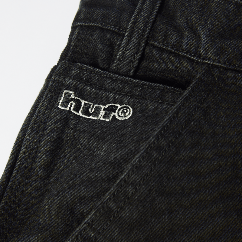 Huf Kinda Loose Double Knees Faded Black