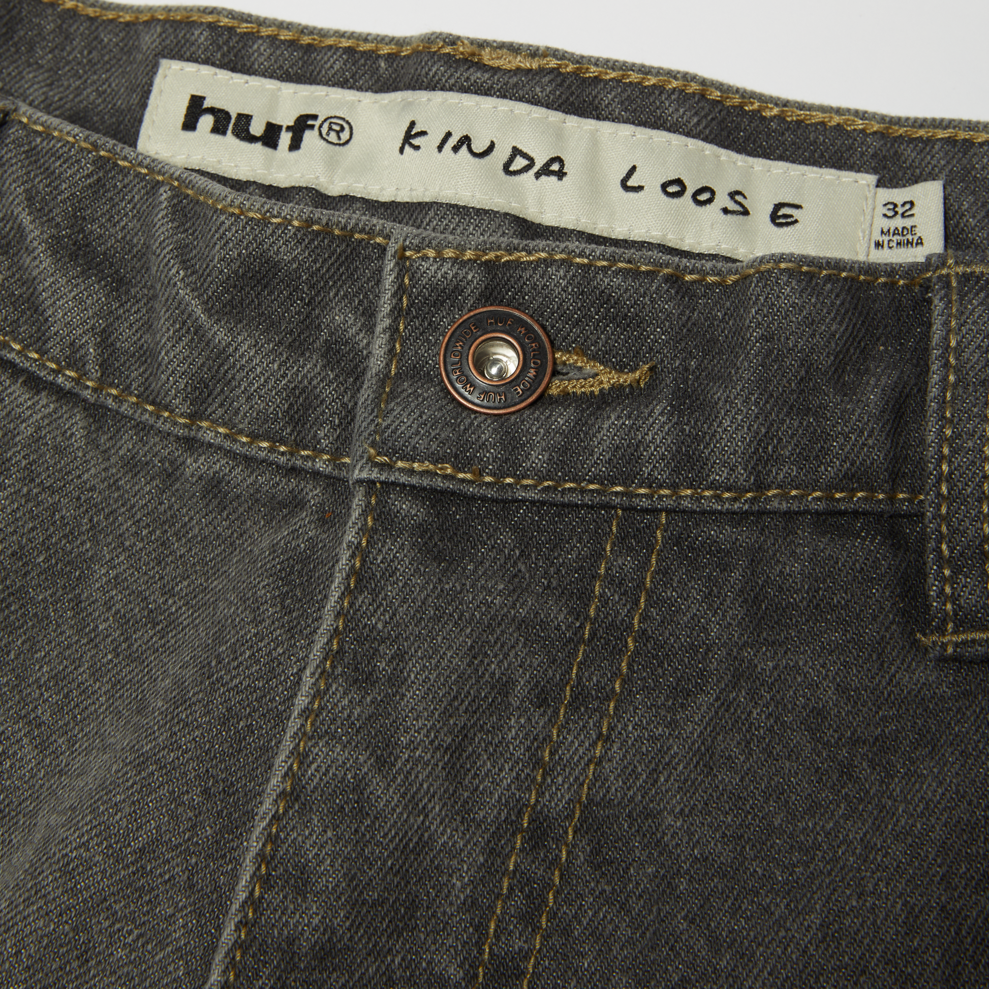 Huf Kinda Loose Double Knees Frost Gray