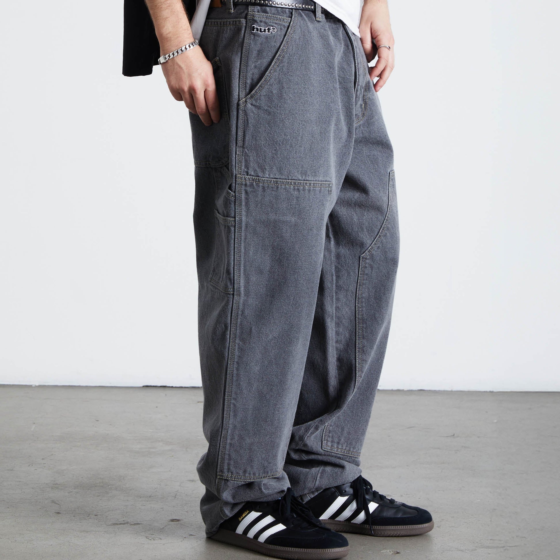 Huf Kinda Loose Double Knees Frost Gray